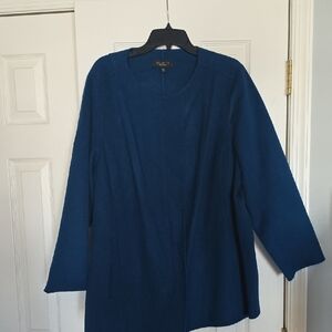 Talbots Royal Blue 3XL PETITE Women's Coat